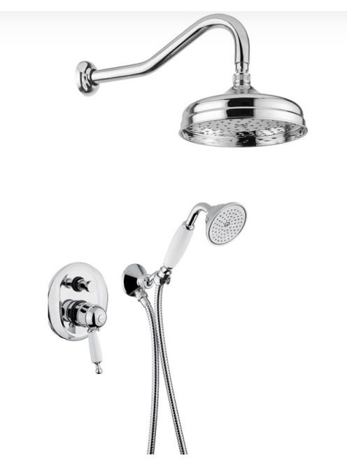 Bugnatese Oxford falon belüli termosztátos zuhanyrendszer, króm 6364CR