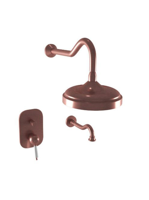 Bugnatese Oxford falsík alatti zuhanyszett kádkifolyóval, rame 6369RA