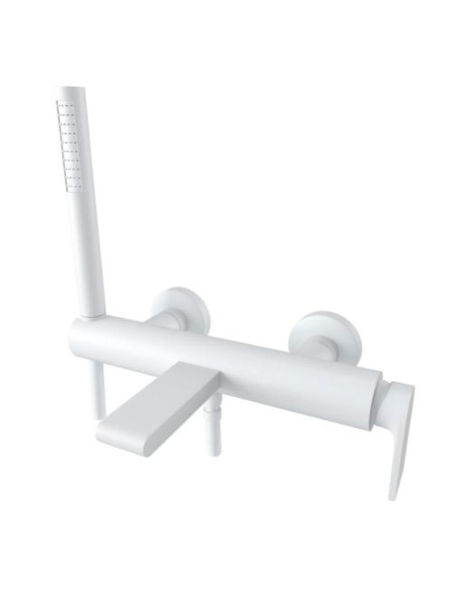 Bugnatese Simple Kádcsaptelep zuhanyszettel, matt fehér 6602BI