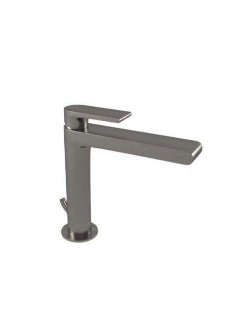 Bugnatese Simple mosdócsaptelep click-clack leeresztővel, rozsdamentes acél hatású 6613SCNS