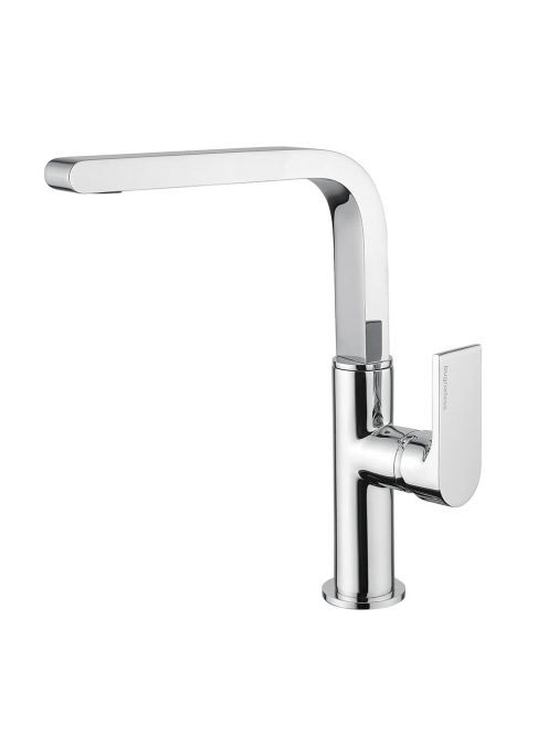 Bugnatese Simple tört kifolyós mosdócsaptelep leeresztővel, króm 6618CR