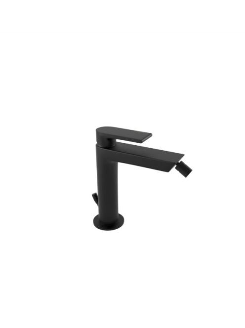 Bugnatese Simple bidé csaptelep leeresztővel, matt fekete 6623NE