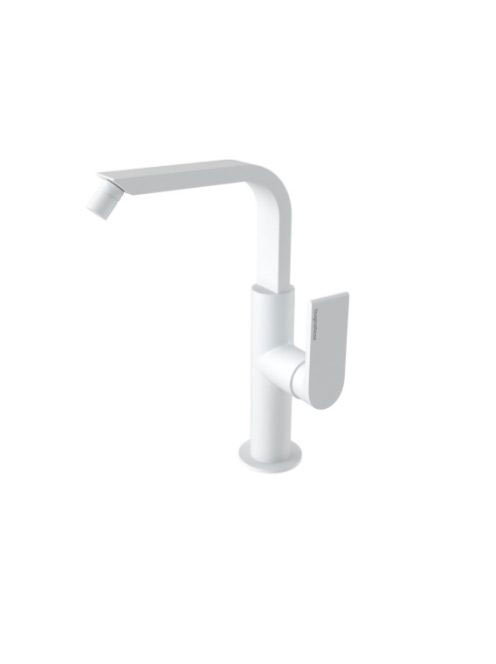 Bugnatese Simple bidé csaptelep leeresztővel, matt fehér 6625BI