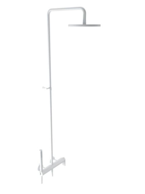 Bugnatese Simple zuhanyrendszer, matt fehér 6642CBI