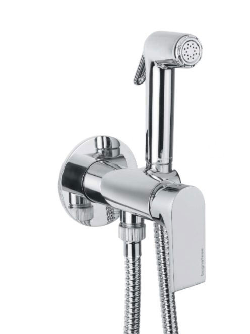 Bugnatese Simple falsík alatti bidé csaptelep zuhannyal biztonsági szeleppel, króm 6693SCR