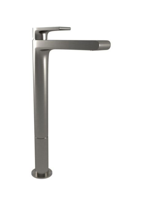 Bugnatese Simple magasított mosdócsaptelep leeresztő nélkül, rozsdamentes acél hatású 6697SNS