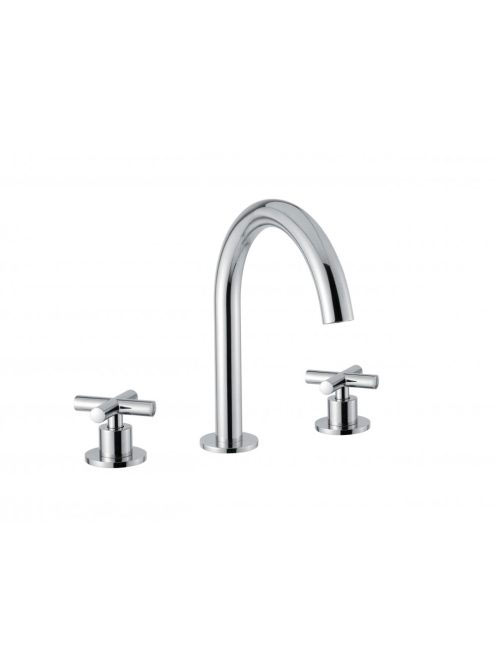 Bugnatese Rodos 3-lyukas mosdócsaptelep, leeresztő nélkül, króm 7312SCR