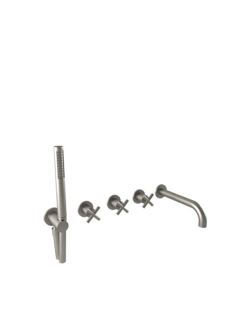 Bugnatese Rodos falsík alatti zuhanyrendszer, szálcsiszolt nikkel 7319NS