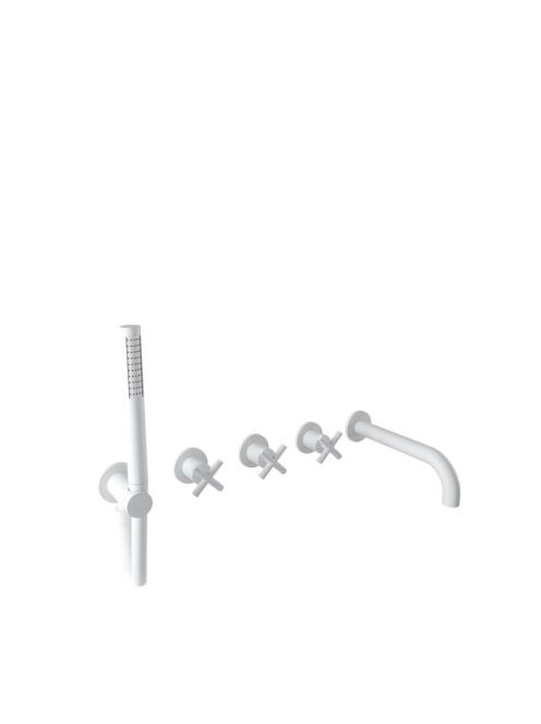 Bugnatese Rodos falsík alatti zuhanyrendszer, matt fehér 7319BI