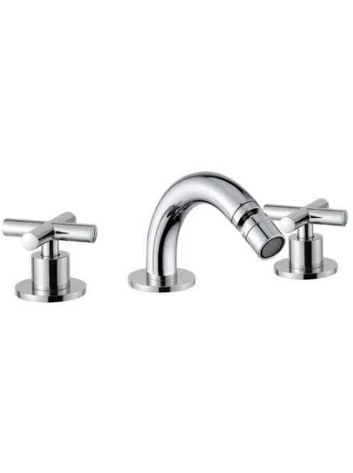 Bugnatese Rodos 3-lyukas bidé csaptelep leeresztő nélkül, króm 7325SCR