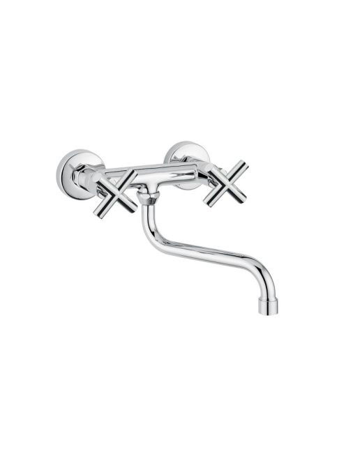 Bugnatese Rodos fali mosogatócsaptelep, króm 7352CR