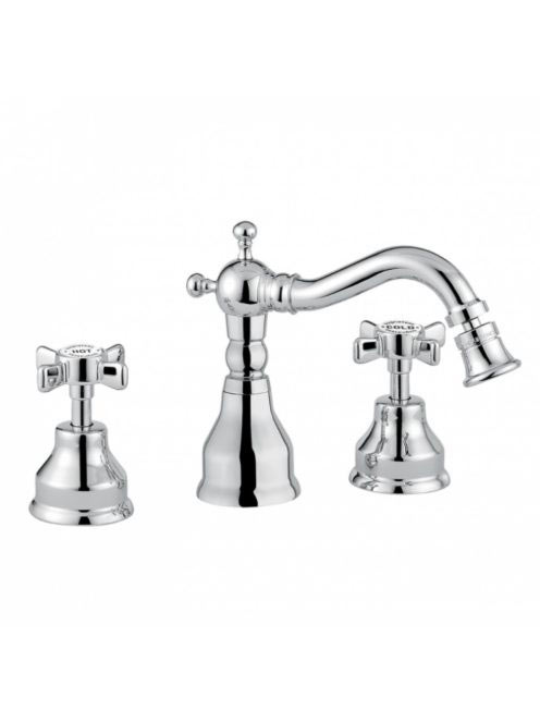 Bugnatese Princeton 3-lyukas bidé csaptelep leeresztővel, bronz 825BR