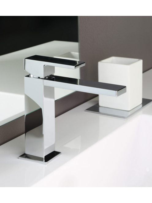 Bugnatese Tetris mosdócsaptelep leeresztővel, króm 9113CR