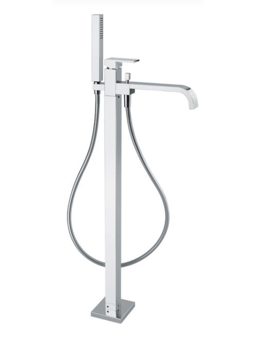 Bugnatese Tetris szabadonálló kádcsaptelep kézizuhannyal, króm 9160CR