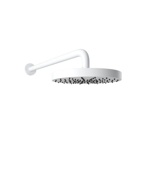 Bugnatese Kobuk fejzuhany szett 40cm-es karral, matt fehér 93848BI