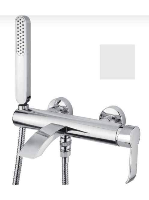 Bugnatese Tess kádcsaptelep zuhanyszettel, matt fehér 9602BI