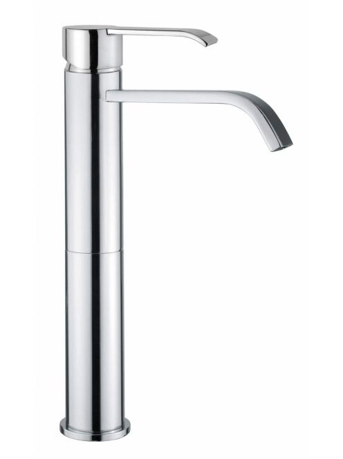 Bugnatese Tess magasított mosdócsaptelep leeresztő nélkül, rozsdamentes acél hatású 9617SNS