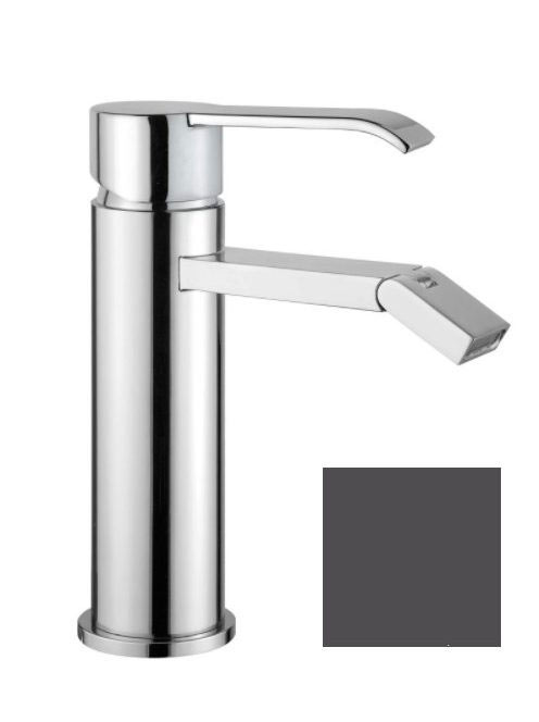 Bugnatese Tess bidécsaptelep leeresztővel, matt fekete 9623NE