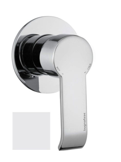 Bugnatese Tess egykaros zuhanycsaptelep, matt fehér 9630BI