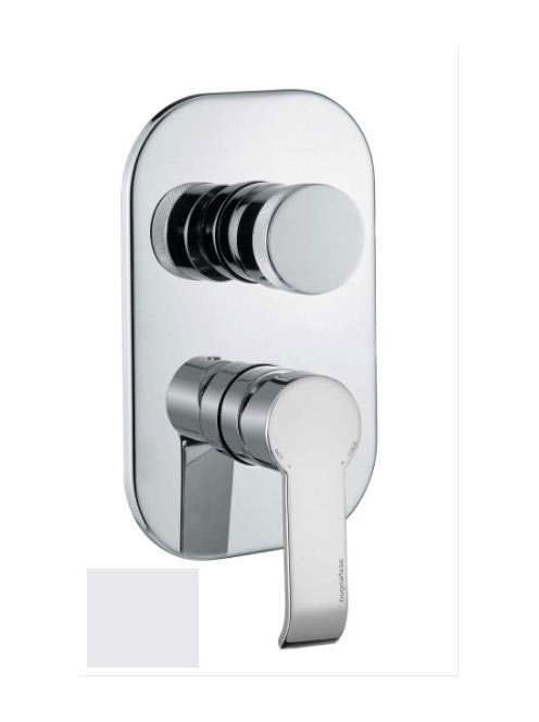 Bugnatese Tess falsík alatti zuhanycsaptelep 4 fogyasztóhoz, matt fehér 9632BI