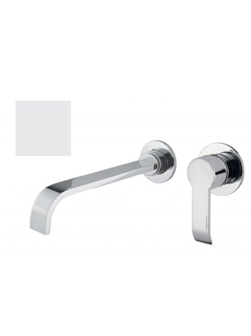 Bugnatese Tess falsík alatti mosdócsaptelep 21 cm-es kifolyóval, matt fehér 9645BI