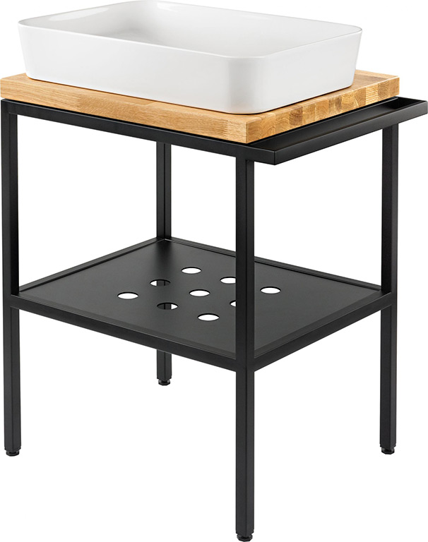 Deante Tess ráültethető mosdókagyló álló konzollal 