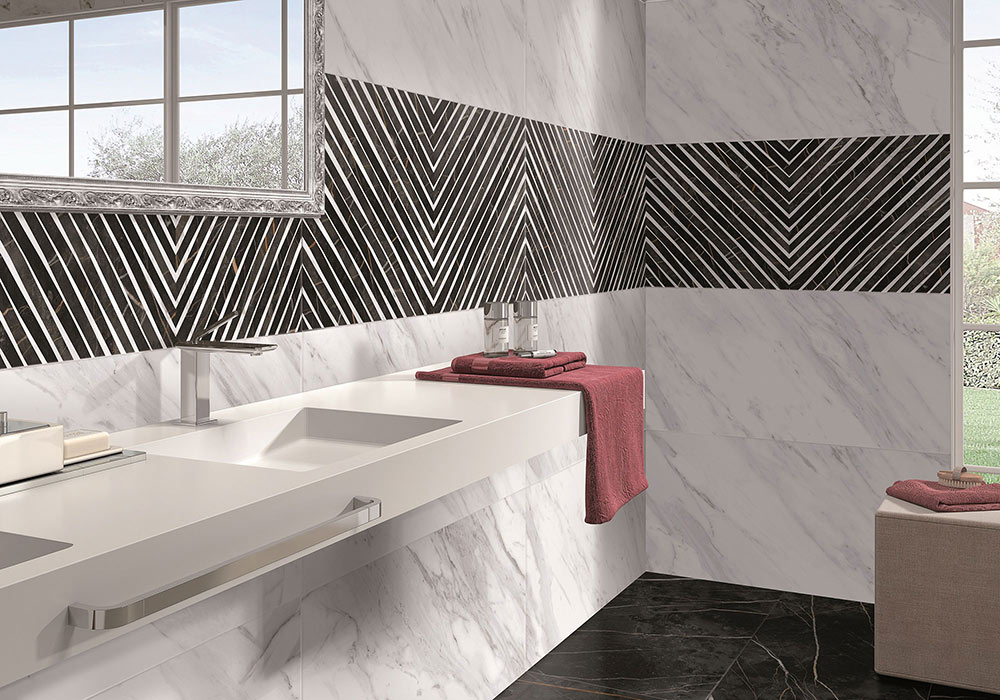 Ceracasa North White Gloss Falburkolat | Csempék és Járólapok