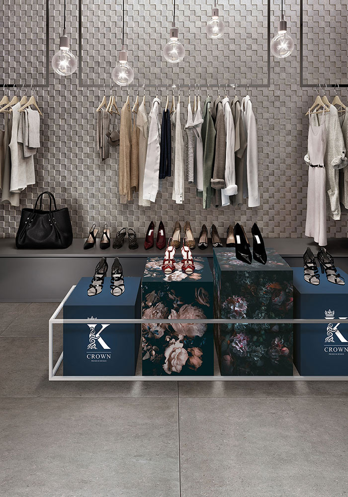 Cercom Square Falburkolat | Járólapok és Csempék