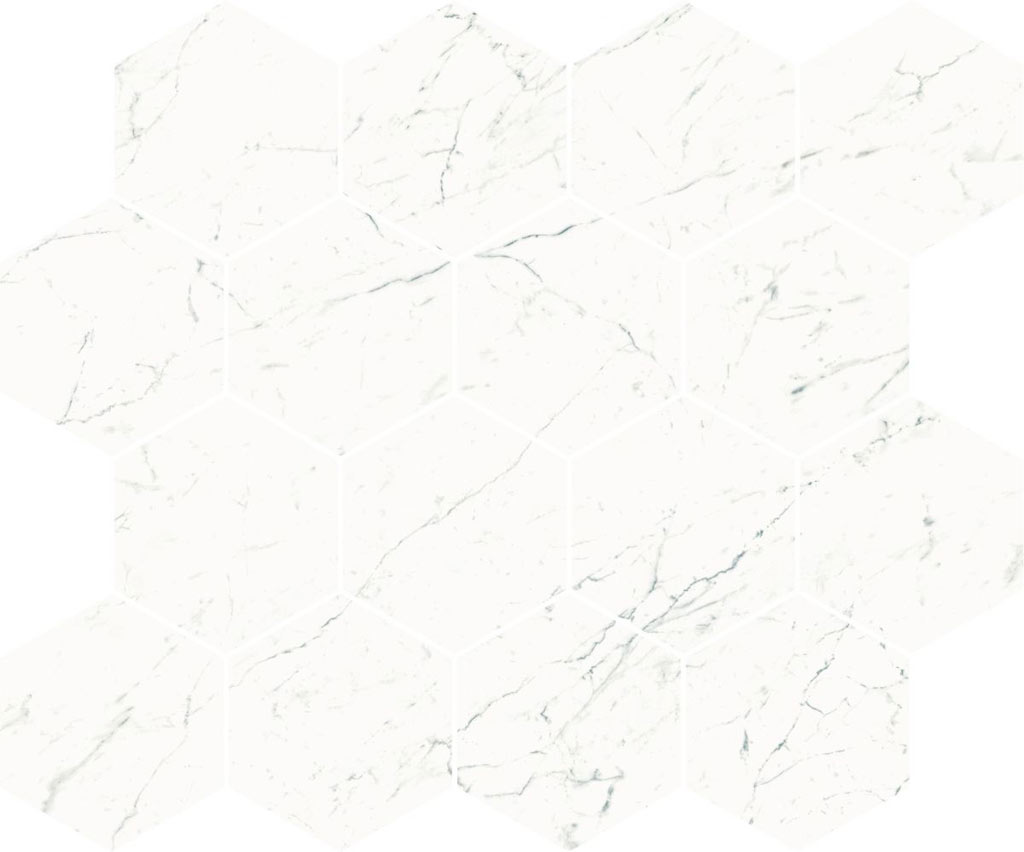 Cerdisa Archimarble Mosaico Esagona Bianco Gioia mozaik 34,4x28,7 cm
