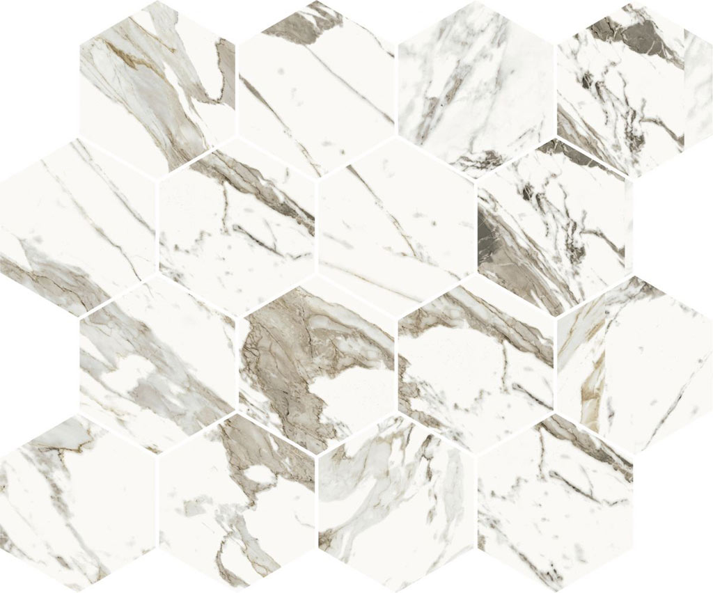 Cerdisa Archimarble Mosaico Esagona Calacatta Extra mozaik 34,4x28,7 cm