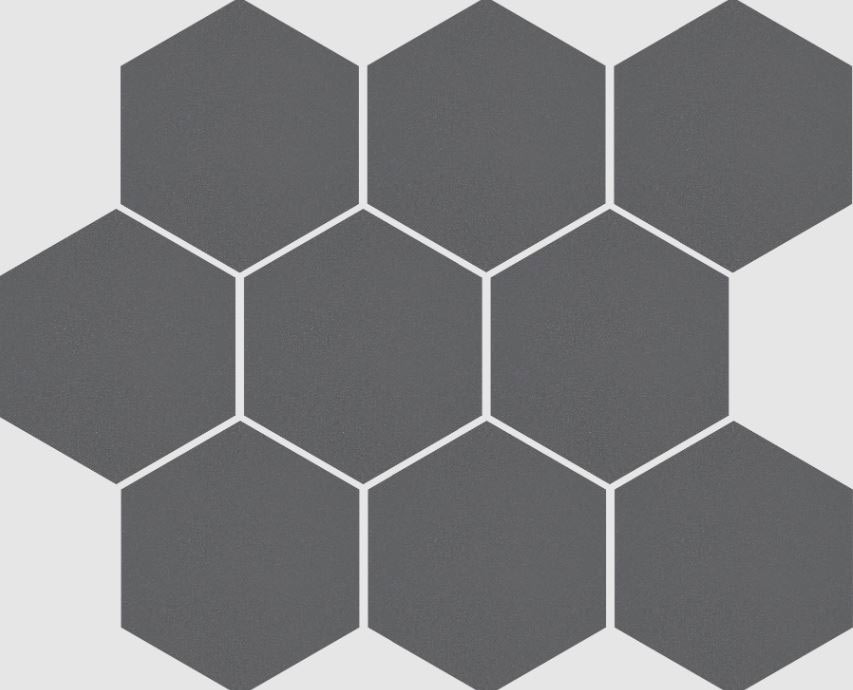 Cerrad Cambia grafit lappato heksagon mozaik 27x33 cm