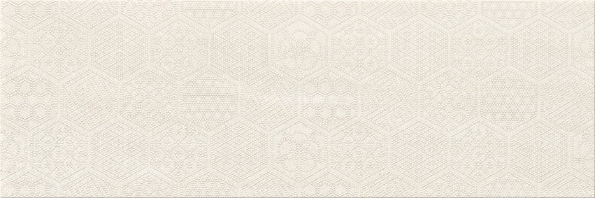 Cersanit Bantu Cream Heksagon Inserto Glossy W598-002-1 dekorcsempe 20 x 60