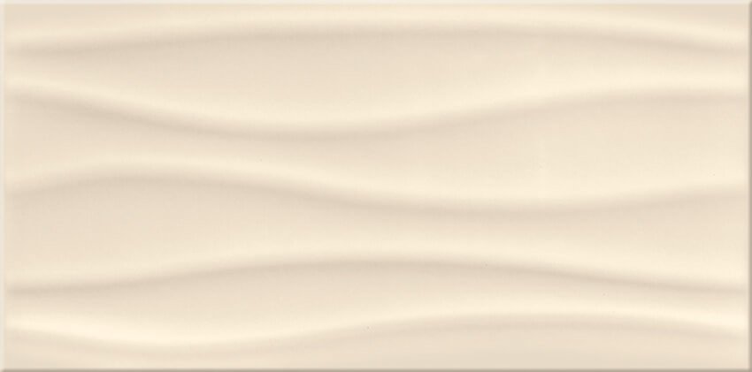 Cersanit Basic Beige PS500 Beige Wave Structure Glossy NT920-001-1 falicsempe 29,7x60 cm