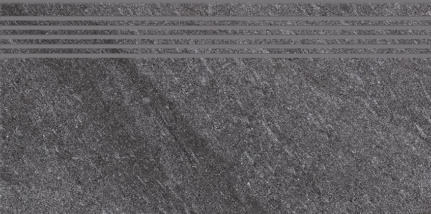 Cersanit Bolt Dark Grey Matt ND090-018 lépcsőlap 29,8x59,8 cm