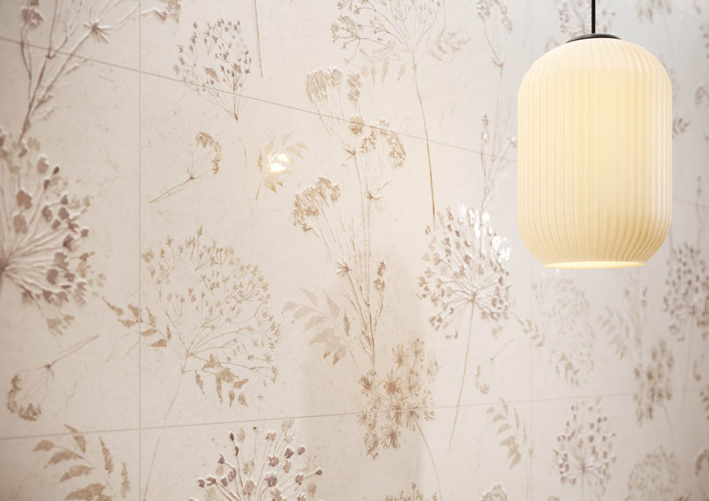 Cersanit Fanti Cream Satin Inserto Rect dekorcsempe 59,8x59,8 cm