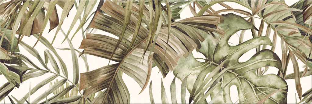 Cersanit Home Jungle Inserto Matt dekorcsempe 20x60 cm