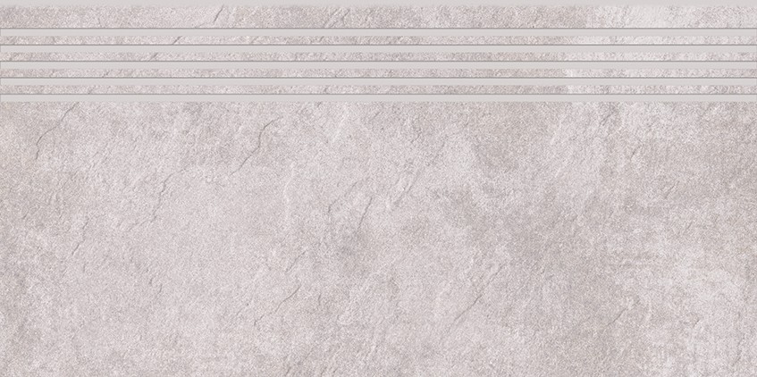 Cersanit Morenci Light Grey Matt ND1139-013 lépcsőlap 29,8x59,8 cm