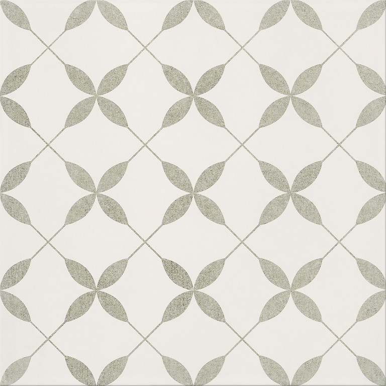 Opoczno Patchwork Concept Clover Grey Pattern OP867-007-1 padlólap 29,8x29,8 cm