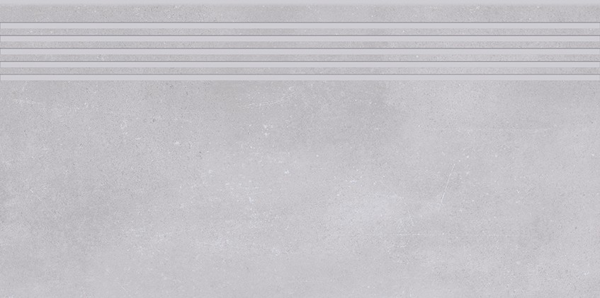 Cersanit Velvet Concrete White Matt ND1110-022 lépcsőlap 29,8x59,8 cm