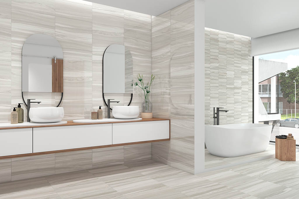 Cinca Fossil Falburkolat | Csempék és Járólapok