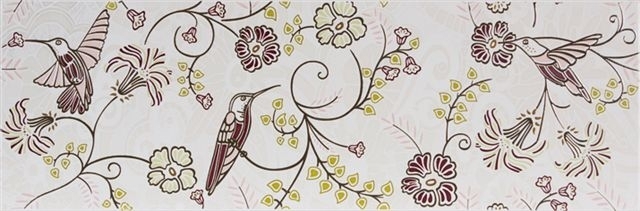 Colorker Decorado Allegro Blanco falicsempe 20 x 60,5 cm