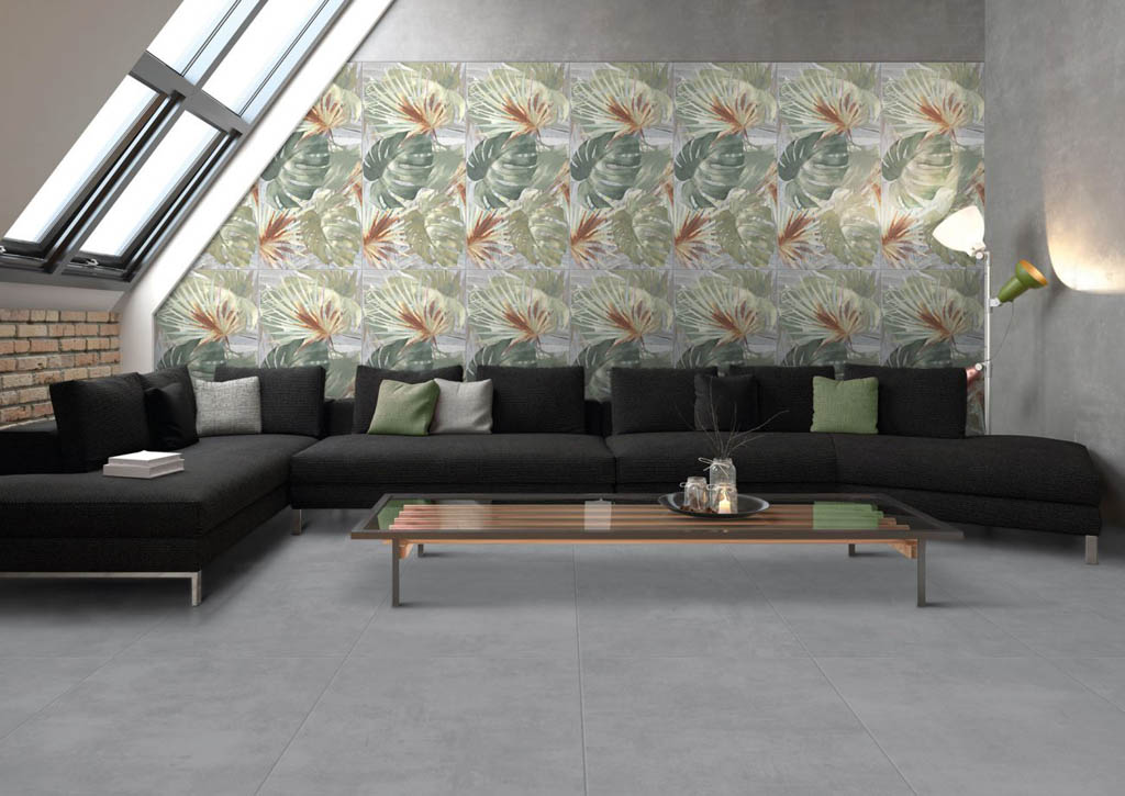 CRZ64 Decori Romantic e Jungle Falburkolat | Csempék és Járólapok