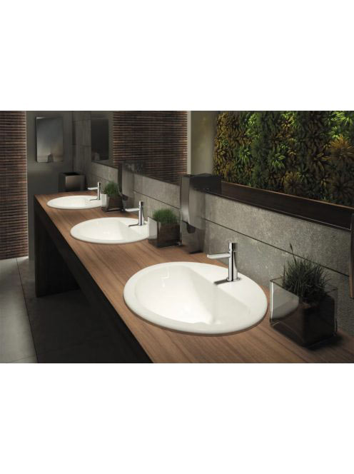 Deante Press nyomógombos mosdó csaptelep lefolyógarnitúra nélkül, króm BBH 028L