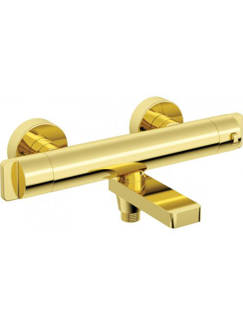 Deante termosztátos kádtöltő csaptelep behajtható kádkifolyóval, arany BCH_Z1BT