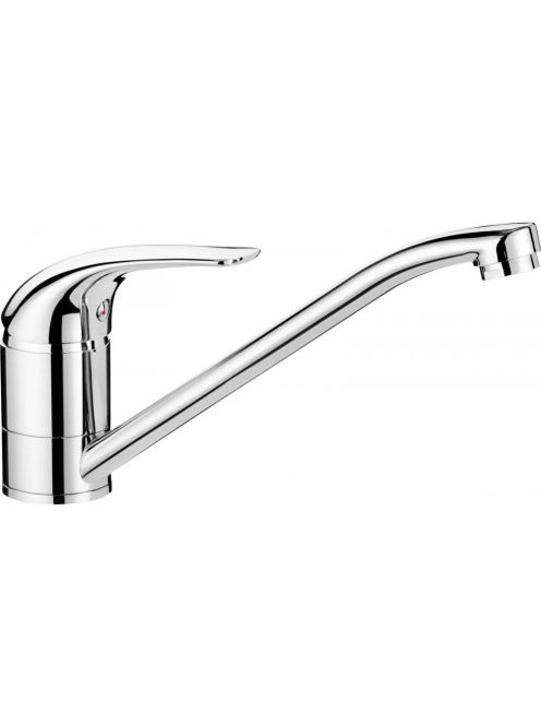 Deante egykaros konyhai csaptelep alacsony nyomású, háromutas vízmelegítőhöz, króm BEZ 060H