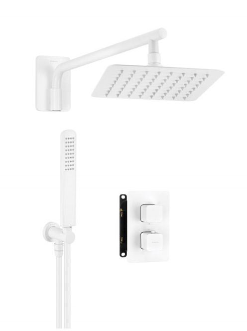 Deante Box temosztátos falsík alatti csaptelep, fehér BXYZAECT