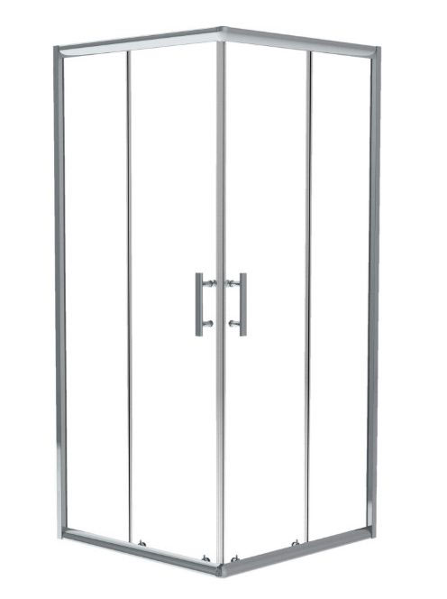 Deante Jasmin Plus szögletes zuhanykabin 80x80 cm (króm+transparent) KTJ_042P