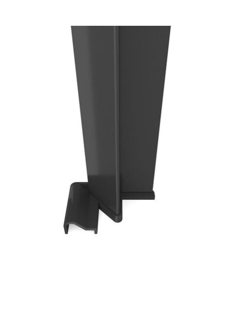 Deante Kerria Plus kiegyenlítő fali profil süllyesztett ajtóhoz, matt fekete KTS N00X