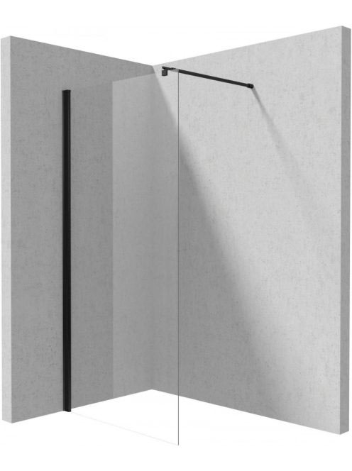 Deante Kerria Plus walk-in zuhanyfal 100x200 cm (fekete+transparent) KTS_N30P