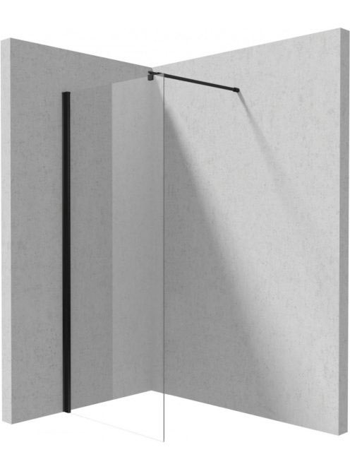 Deante Kerria Plus walk-in zuhanyfal 110x200 cm (fekete+transparent) KTS_N31P